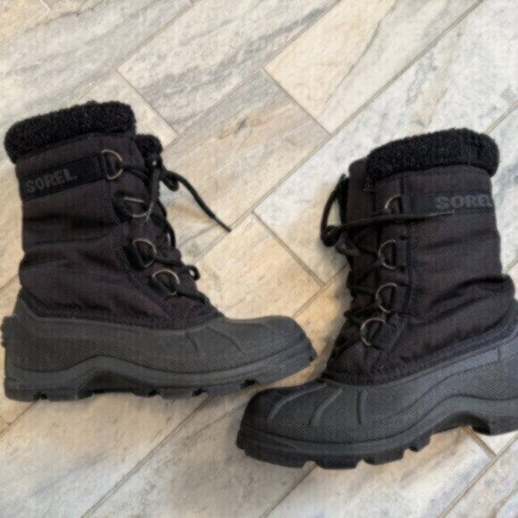 NEW Sorel Cumberland NL1101-010 Women’s Size 6 Black Waterproof Winter Boots - Picture 7 of 8